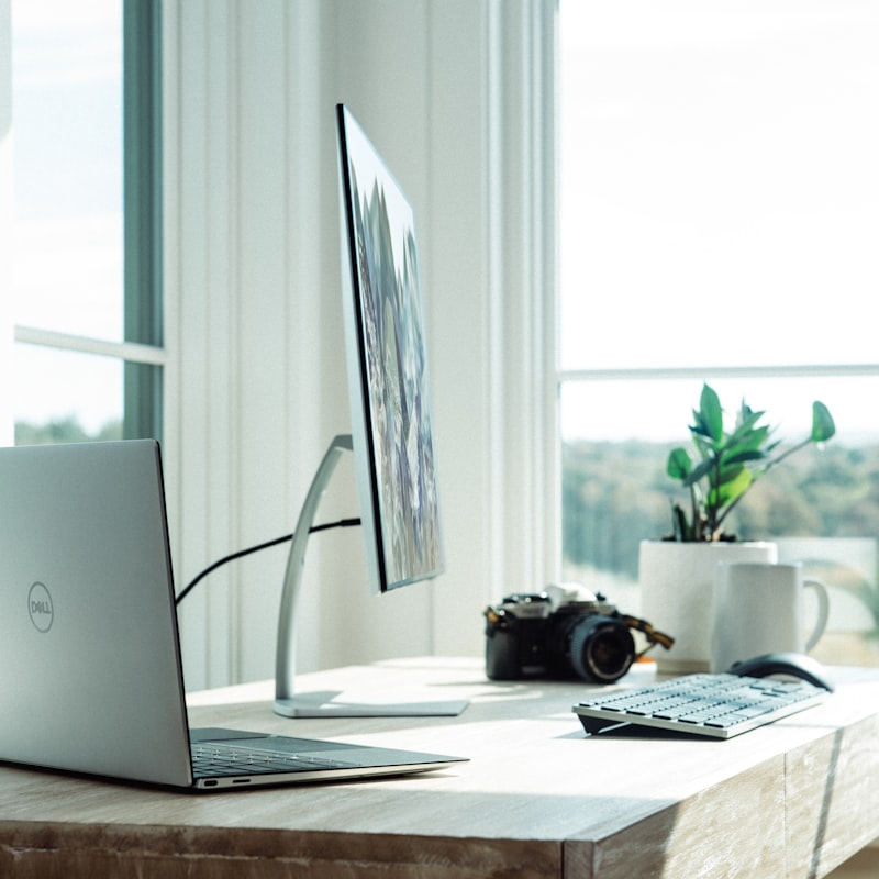 Under Monitor Stand with Drawer Organizer